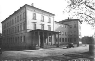 Das Amtsgerichtsgebäude in der Bismarckstraße um 1936