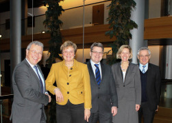 Arbeitsfrühstück des bayerischen Justizministers im Europäischen Parlament