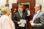 v.l.n.r: Dr.Jaeger, Prof. Dr. Bausback, Prof. Dr. Huber v.l.n.r: Dr.Jaeger, Prof. Dr. Bausback, Prof. Dr. Huber