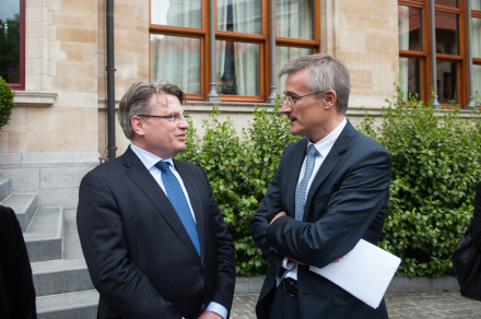 Bayerns Justizminister Bausback mit Félix Braz, Justizminister des Großherzogtums Luxemburg © fk/ph