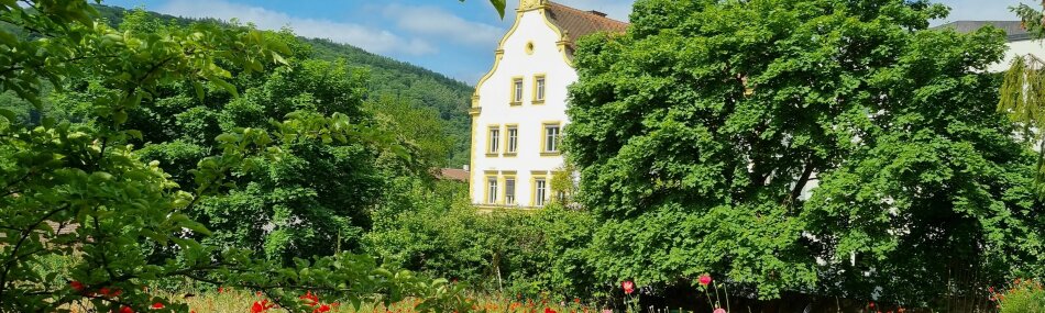 Gebäude mit Garten