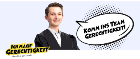 ICH MACH' GERECHTIGKEIT
Berufe in der Justiz.
