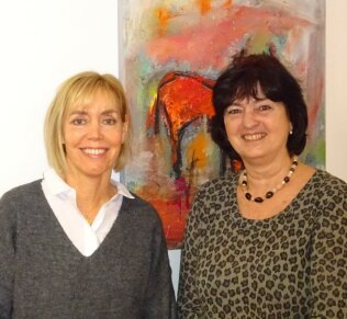 Die Mitarbeiterinnen der Rechtsantragsstelle: Frau Melanie Kefer und Frau Christa Ziegler