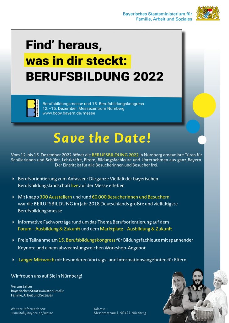 Save The Date Berufsbildung 2022 Save The Date Berufsbildung 2022