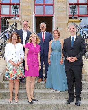 Christine von Massenbach, Florian Luderschmid, Dr. Karin Angerer, Matthias Burghardt, Dr. Alexandra Krämer, Arno Ponnath