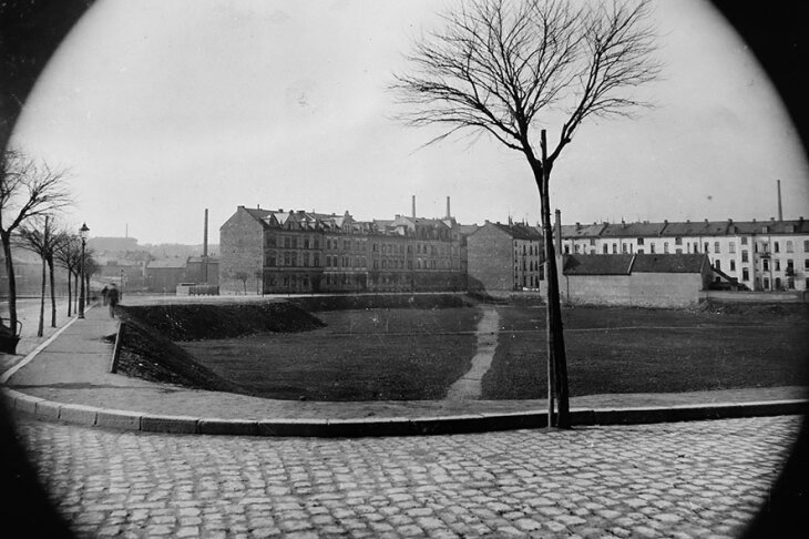 Unbebautes Grundstück vor 1900 Unbebautes Grundstück vor 1900